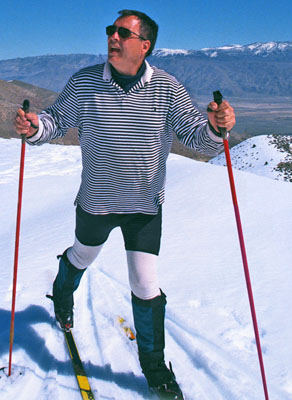 Skiing above Independence